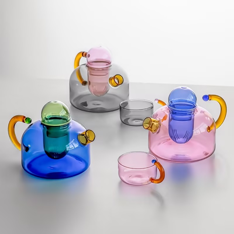 Constrasting Colour Translucent Kettle